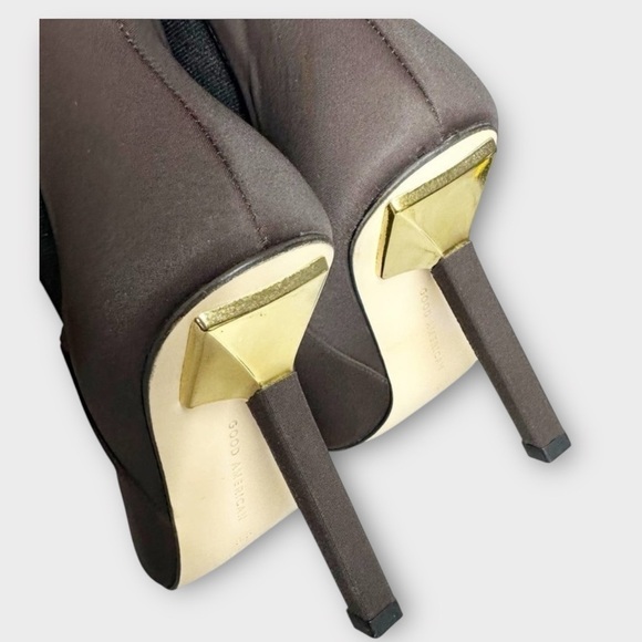 Good American Womens Neoprene Bootie in Chocolate NIB - Picture 10 of 12